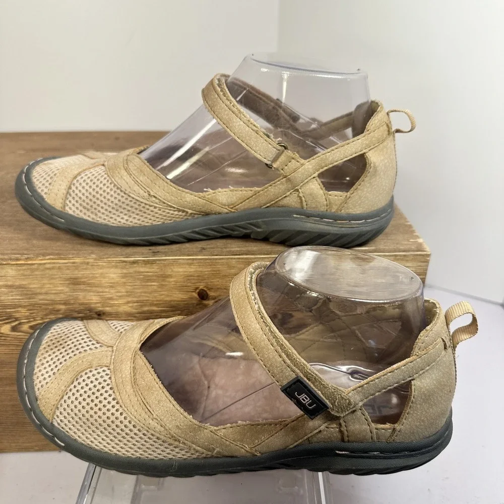 JBU by Jambu Marina Womens 7 Flat Slip On Mary Jane Style Memory Foam Mesh Comfy - Picture 2 of 10